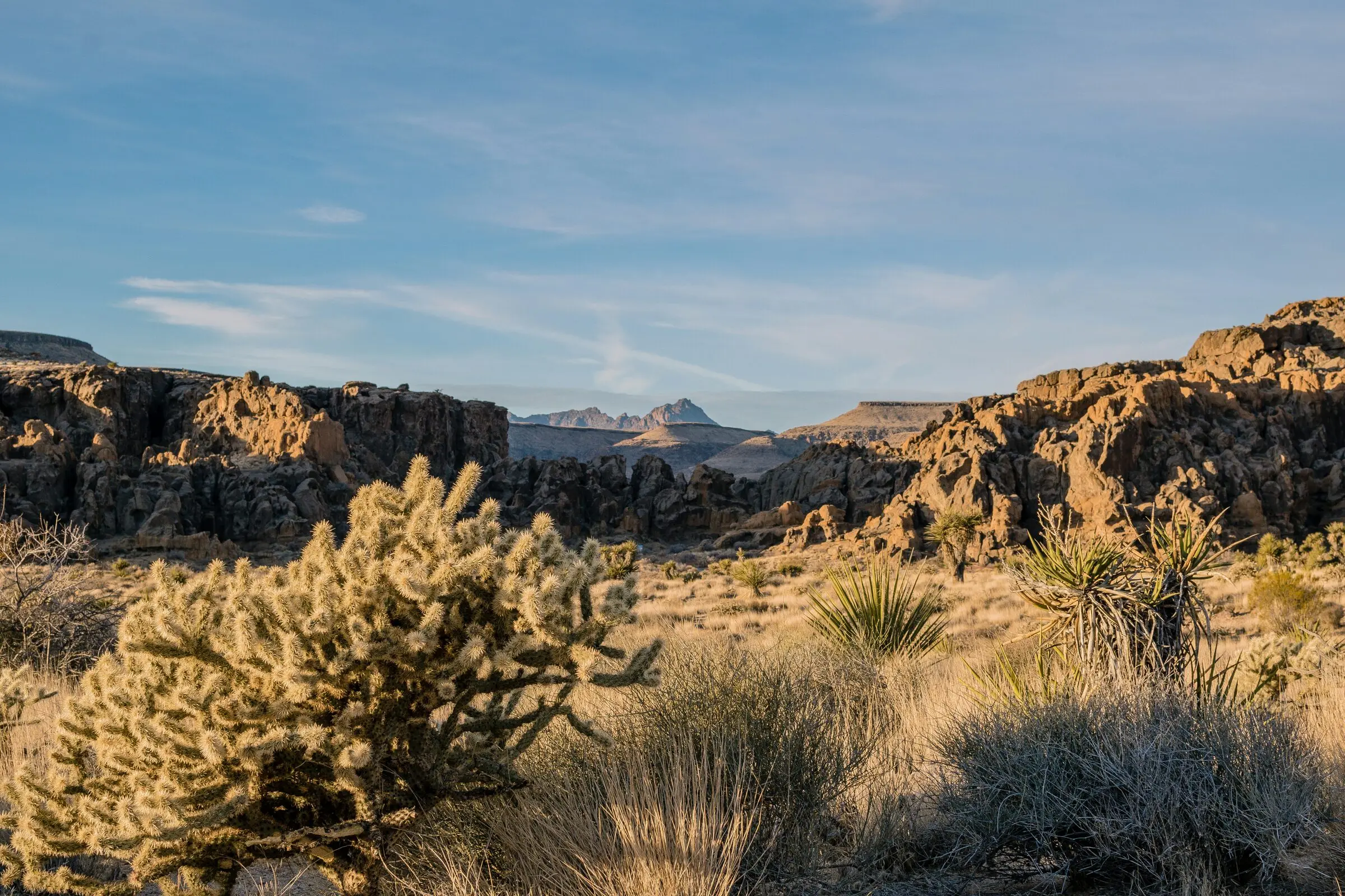 Mojave desert valley near Pahrump, Nevada — illustrative landscape photo